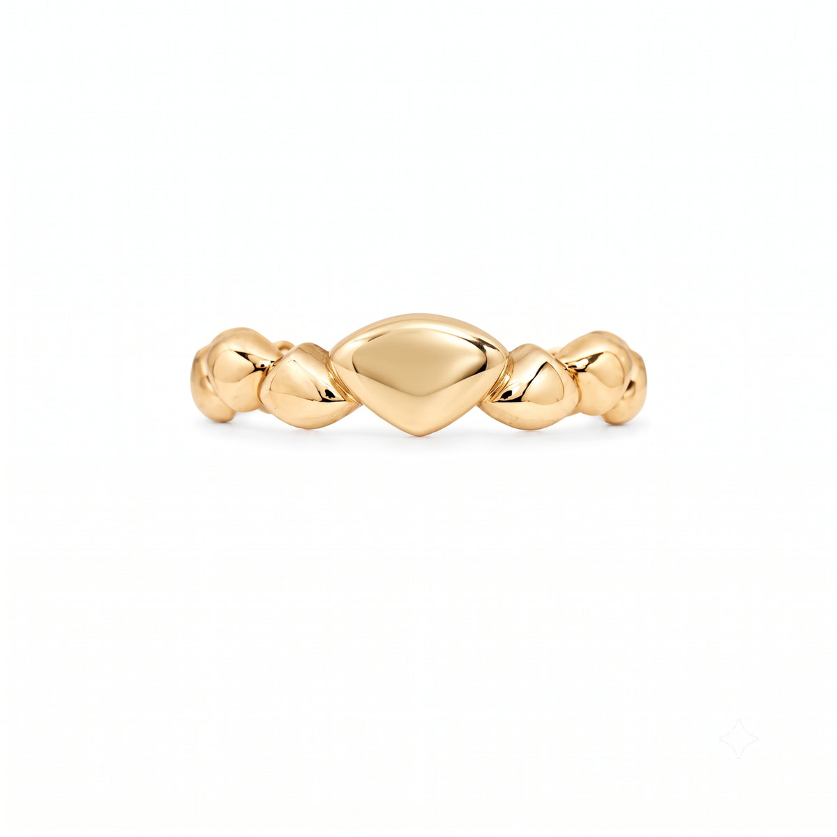 Anello Vela in argento 925 placcato oro 18K – Les Lulú