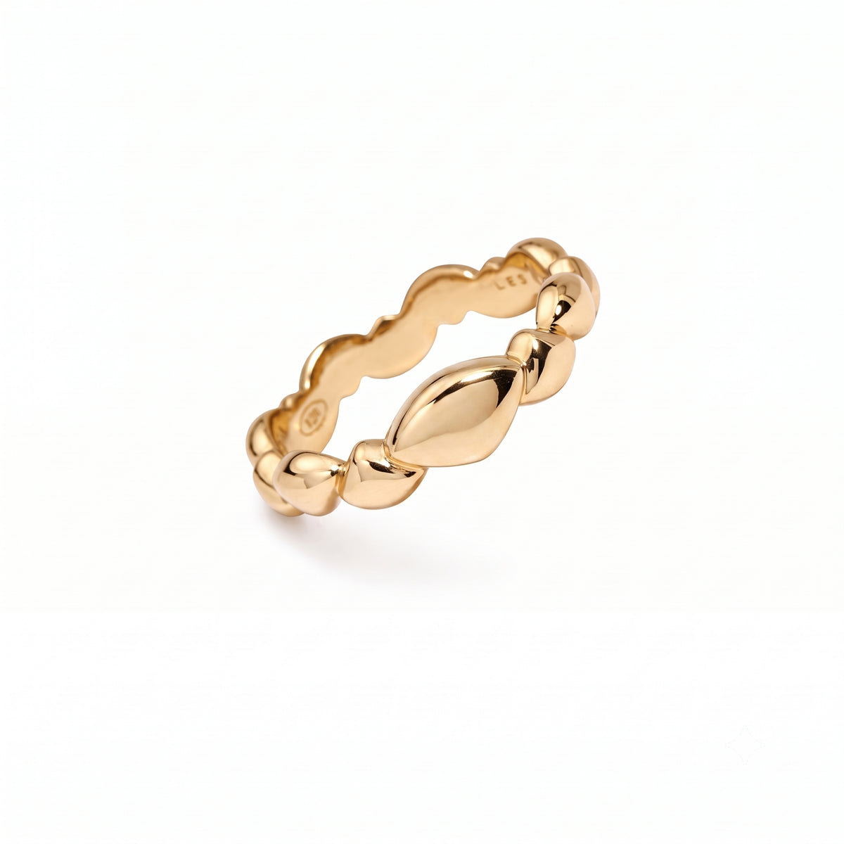Anello Vela in argento 925 placcato oro 18K – Les Lulú