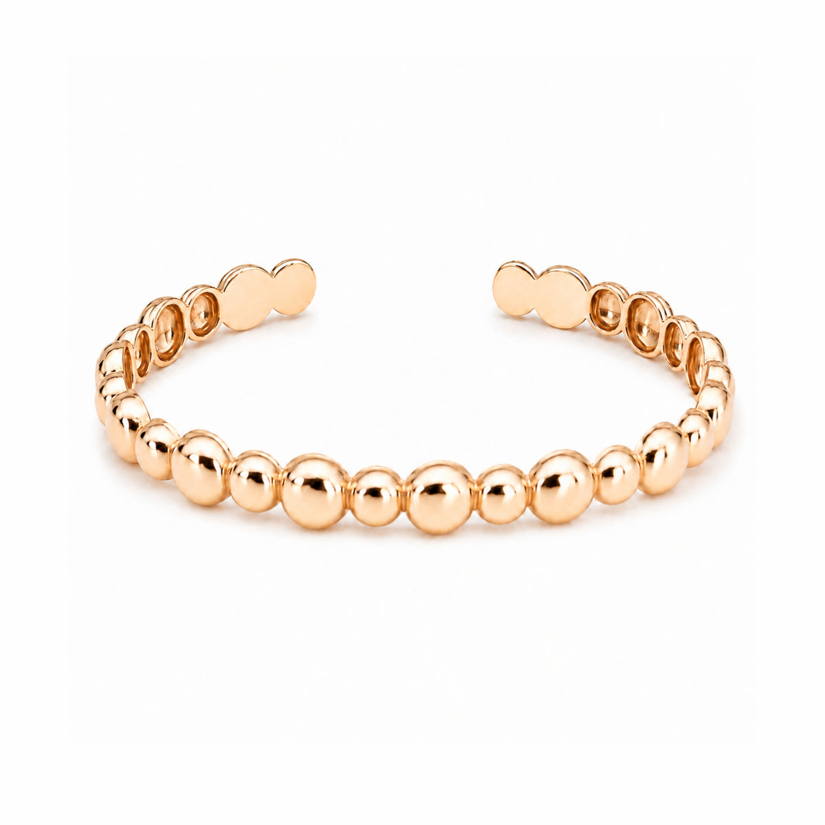 Bracciale Ritratto bangle sottile in argento 925 placcato oro 18K – Les Lulú