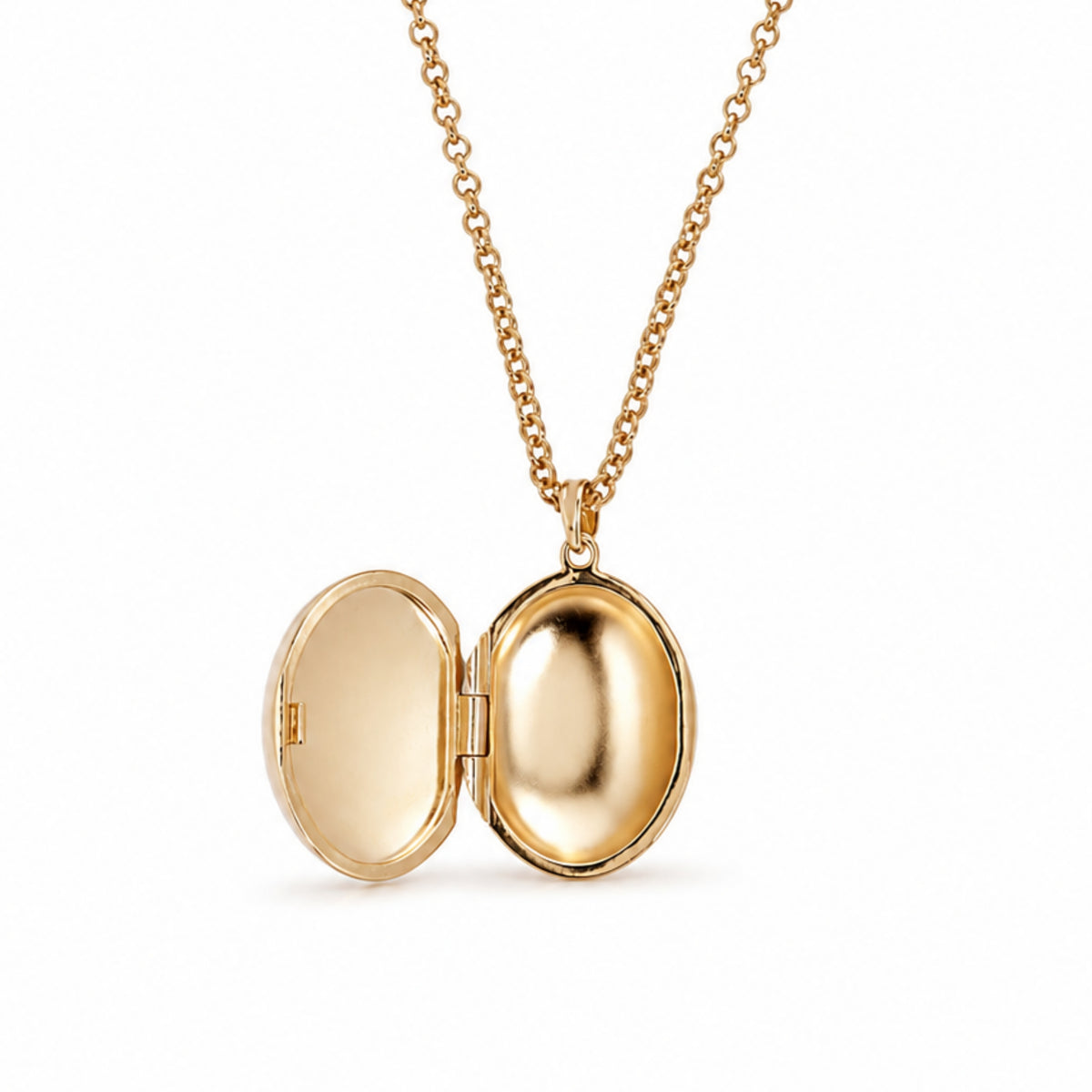 Wisiorek Ritratto locket – detal otwartego locketu – Les Lulú